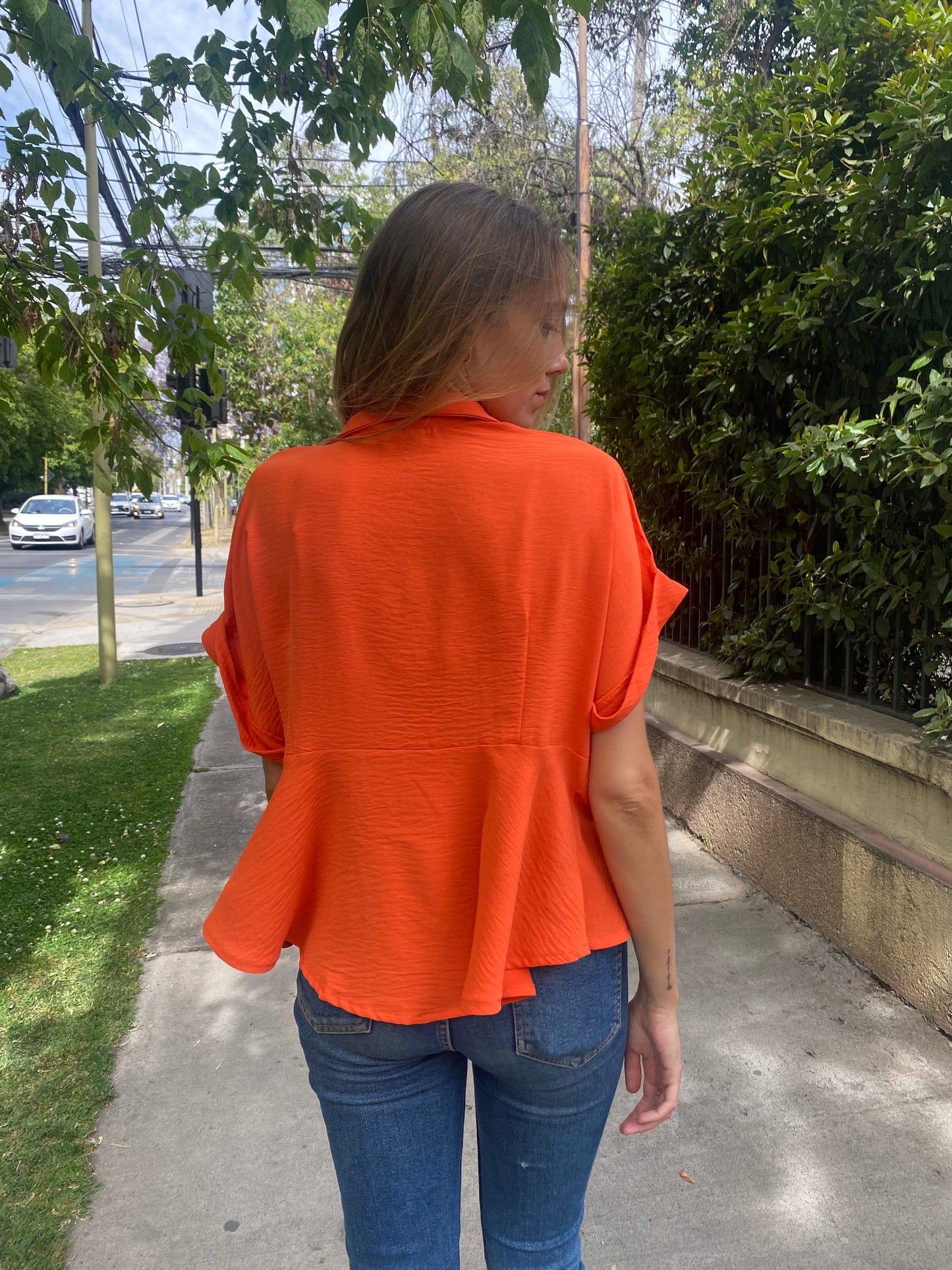 Blusa Florencia Naranja