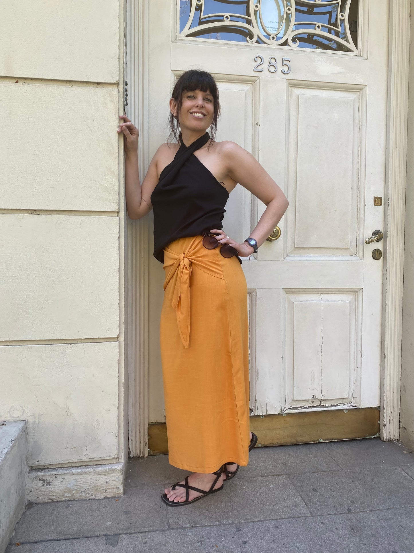 Falda Turín Naranja