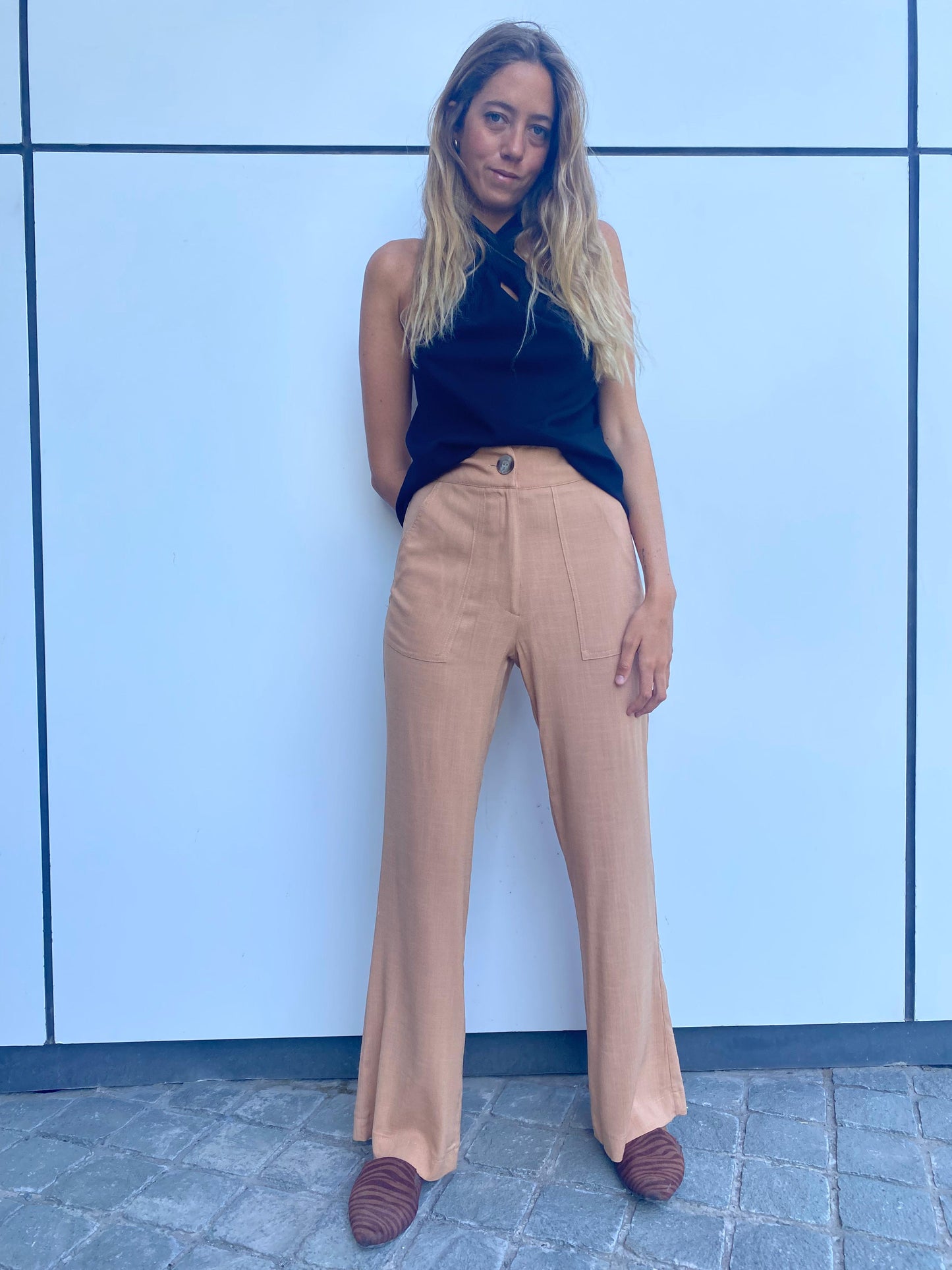 Pantalón Bolonia Camel