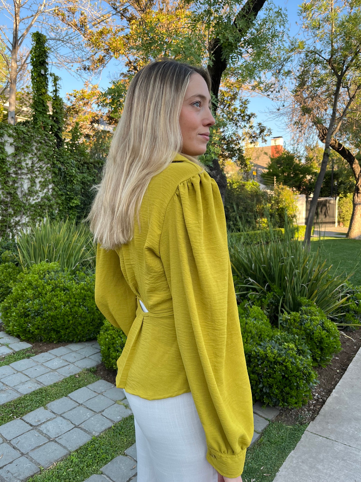 Blusa Velez Pistacho