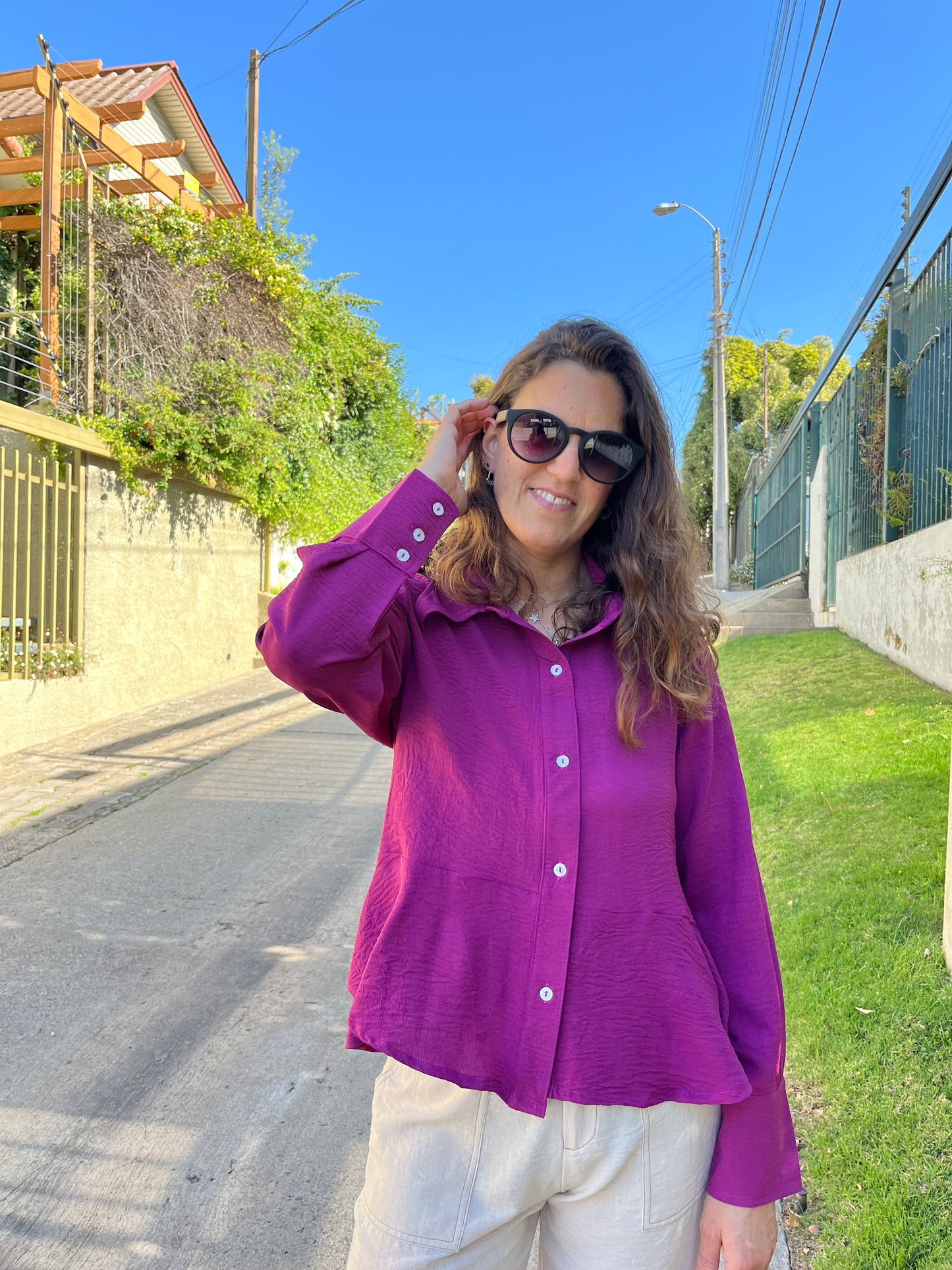 Blusa Treviso Cereza