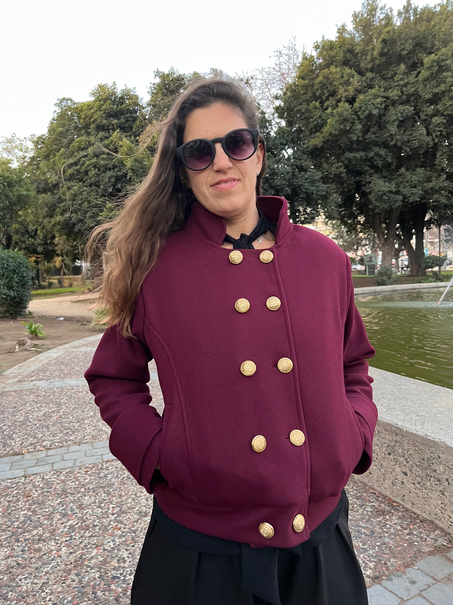 Jacket Mónaco Burdeo