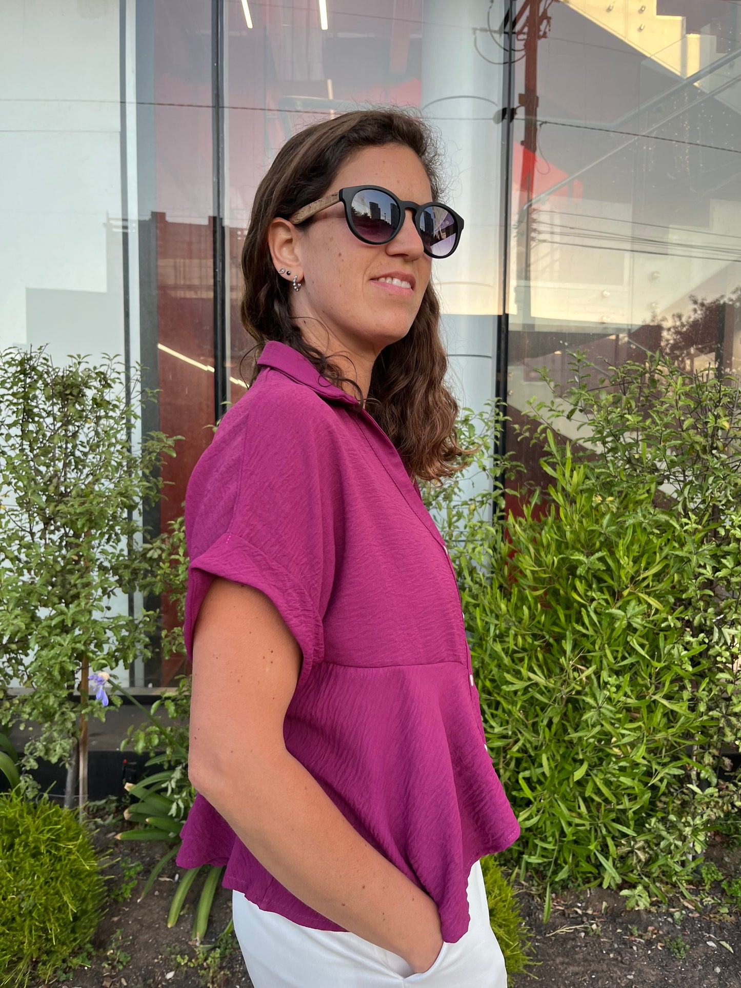 Blusa Florencia Cereza