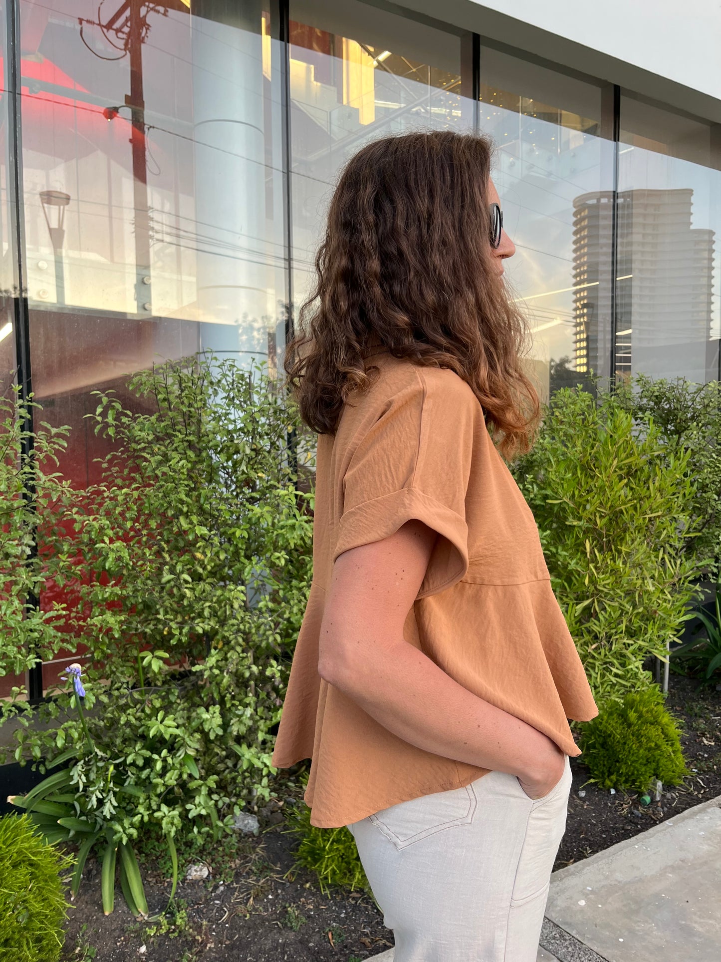 Blusa Florencia Camel