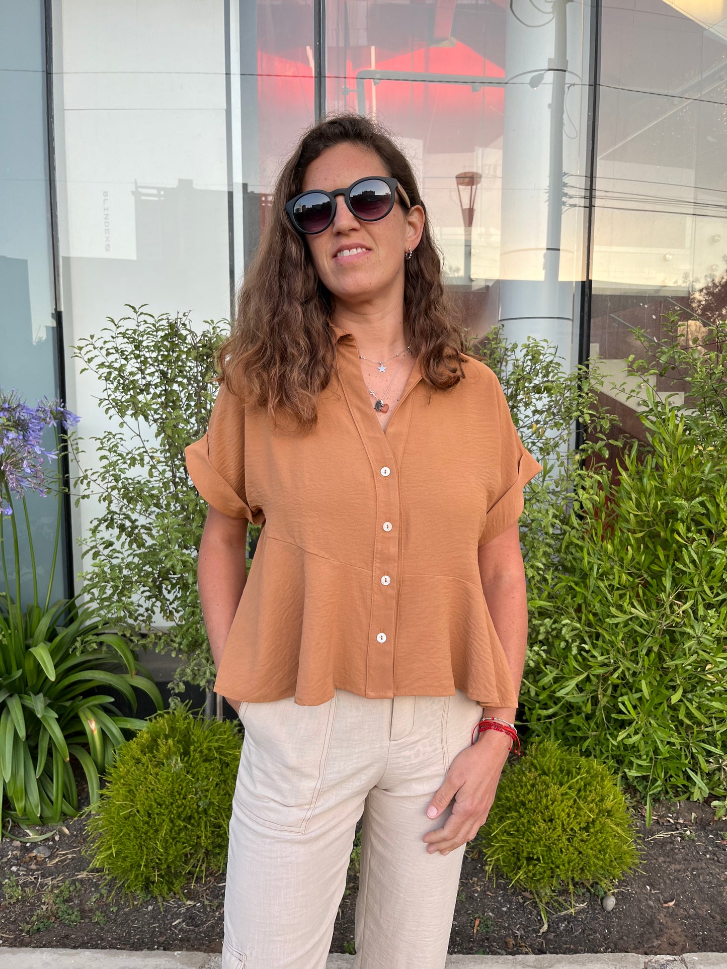 Blusa Florencia Camel