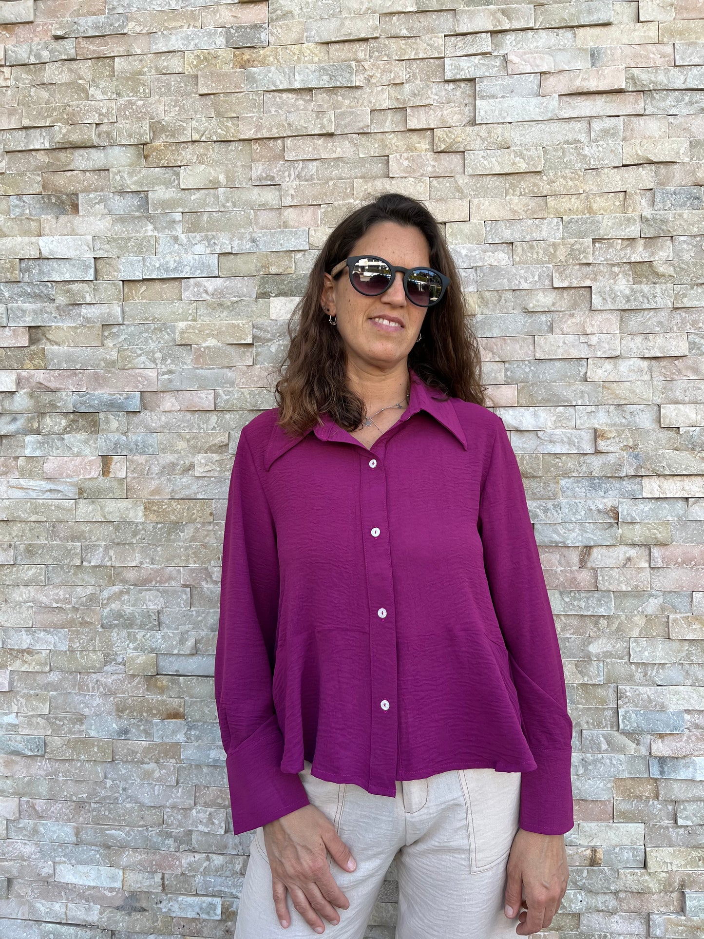 Blusa Treviso Cereza