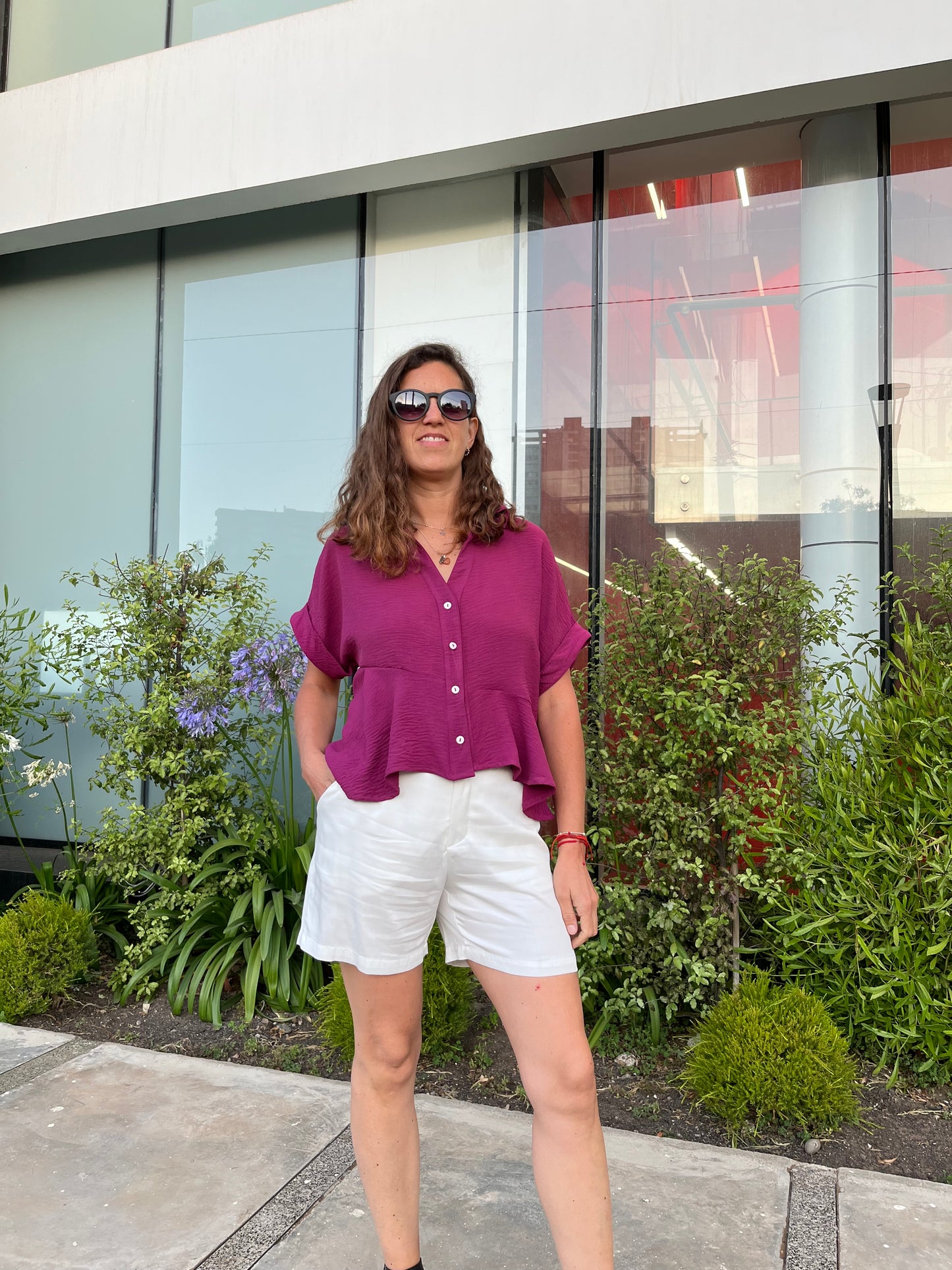 Blusa Florencia Cereza