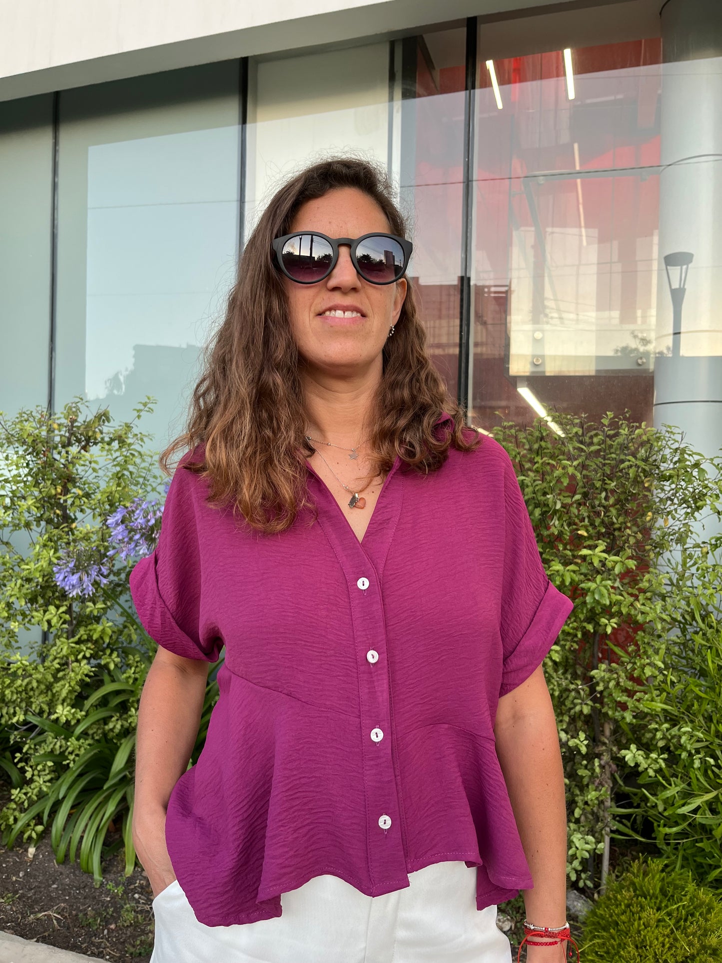 Blusa Florencia Cereza