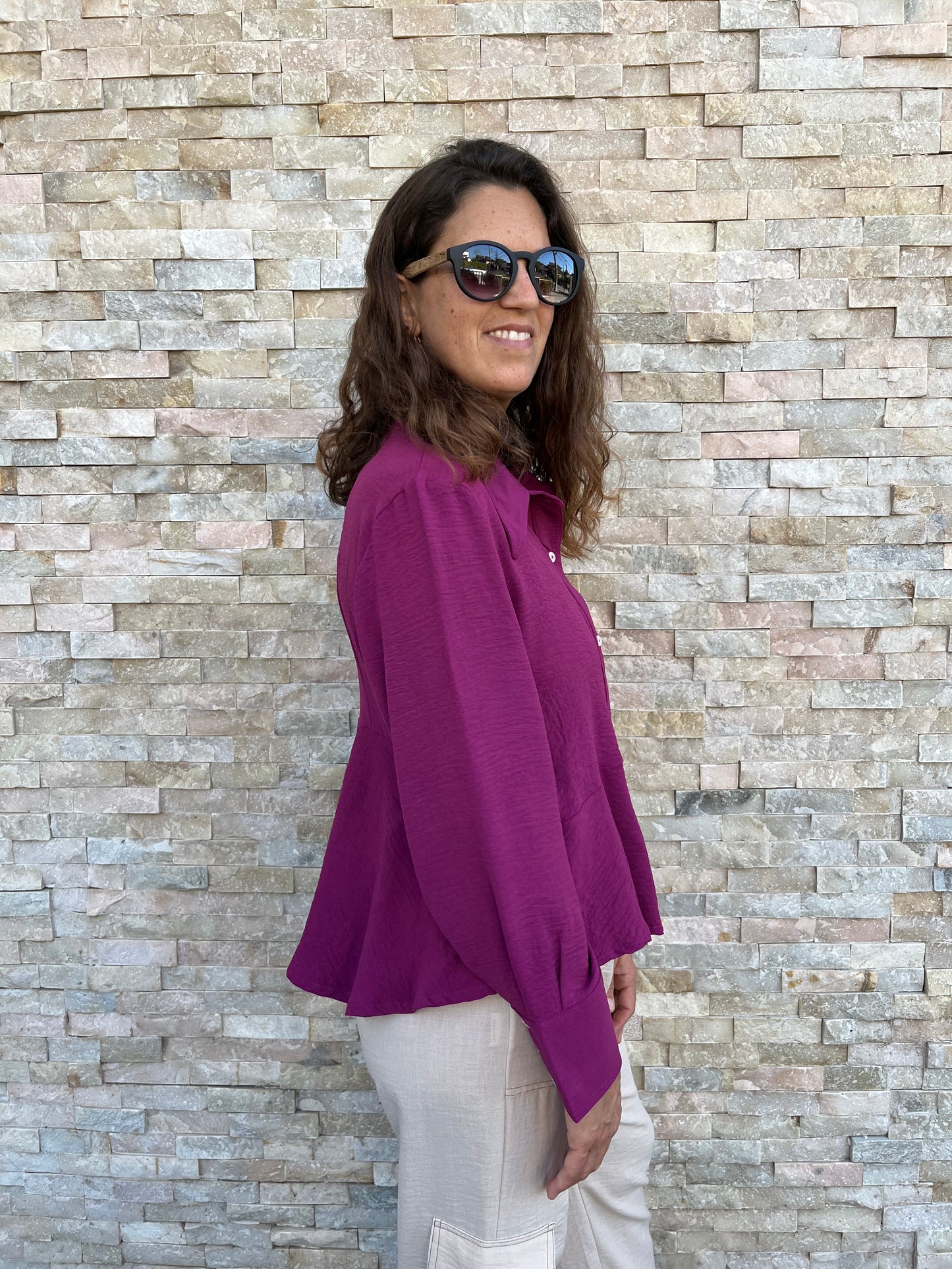 Blusa Treviso Cereza