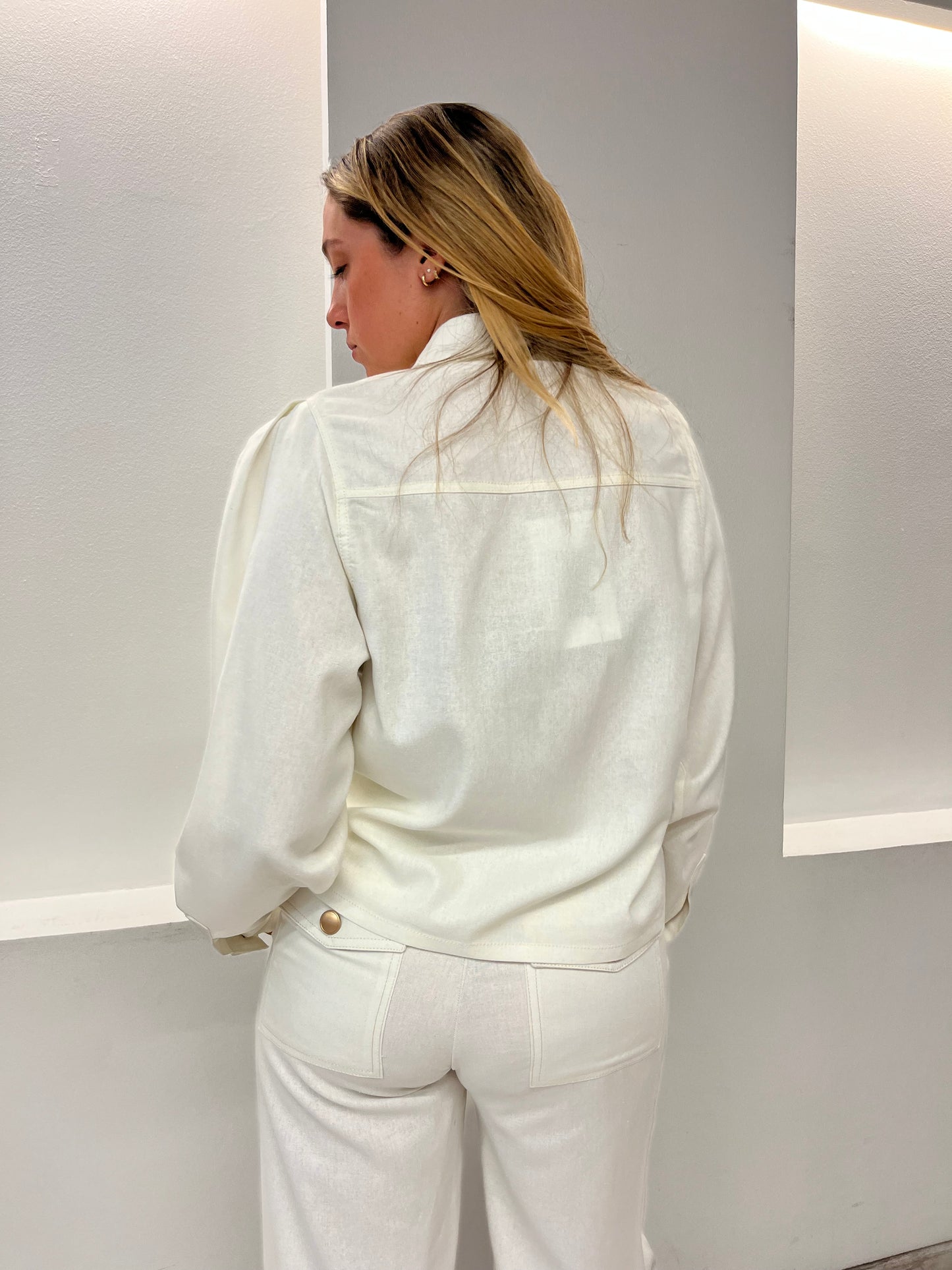 Jacket Lazio Lino Crudo