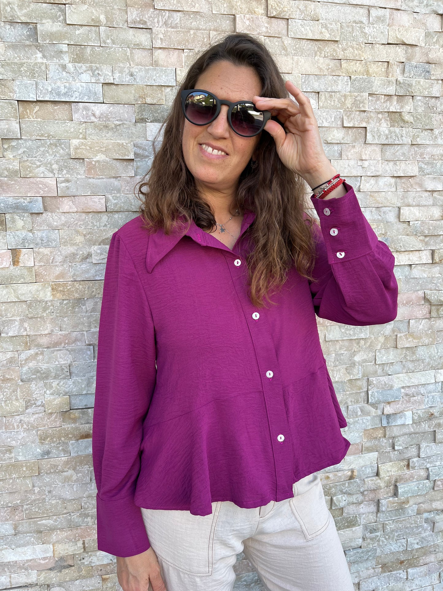 Blusa Treviso Cereza