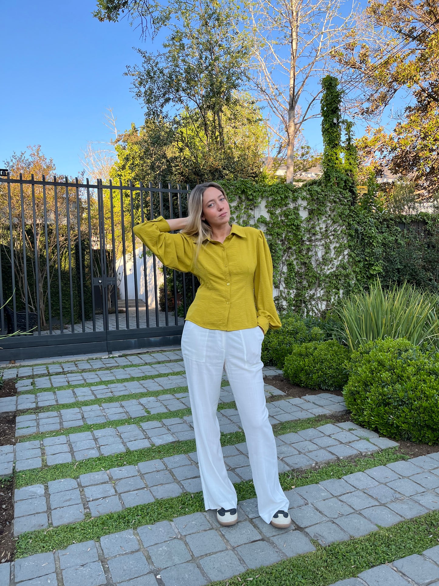 Blusa Velez Pistacho