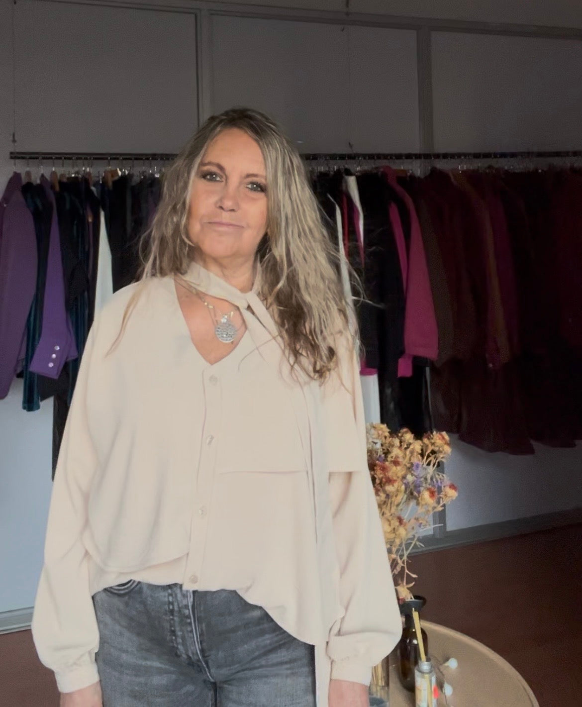 Blusa Cannes Beige
