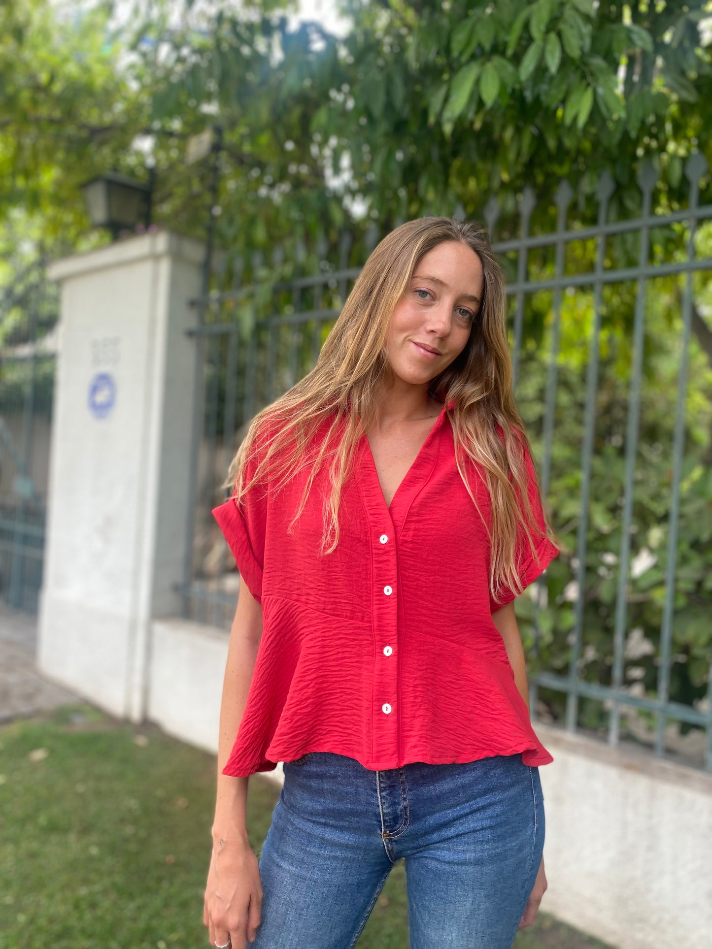 Blusa Florencia Roja