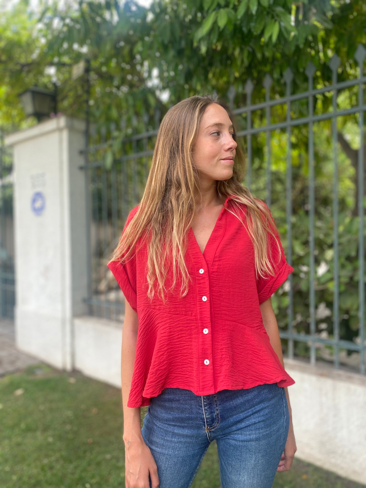 Blusa Florencia Roja