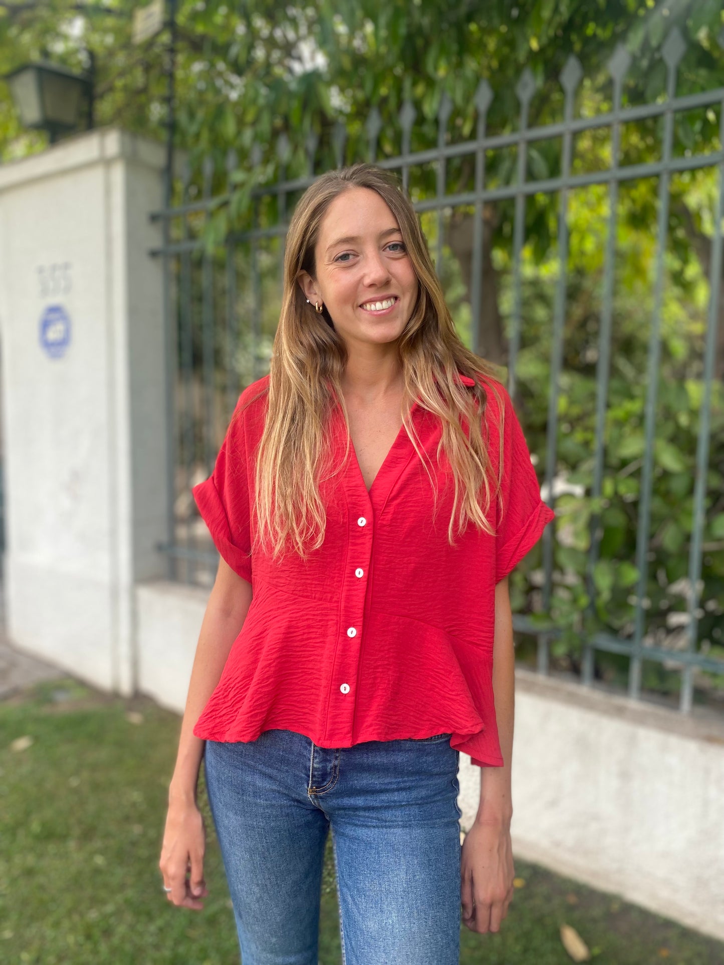 Blusa Florencia Roja