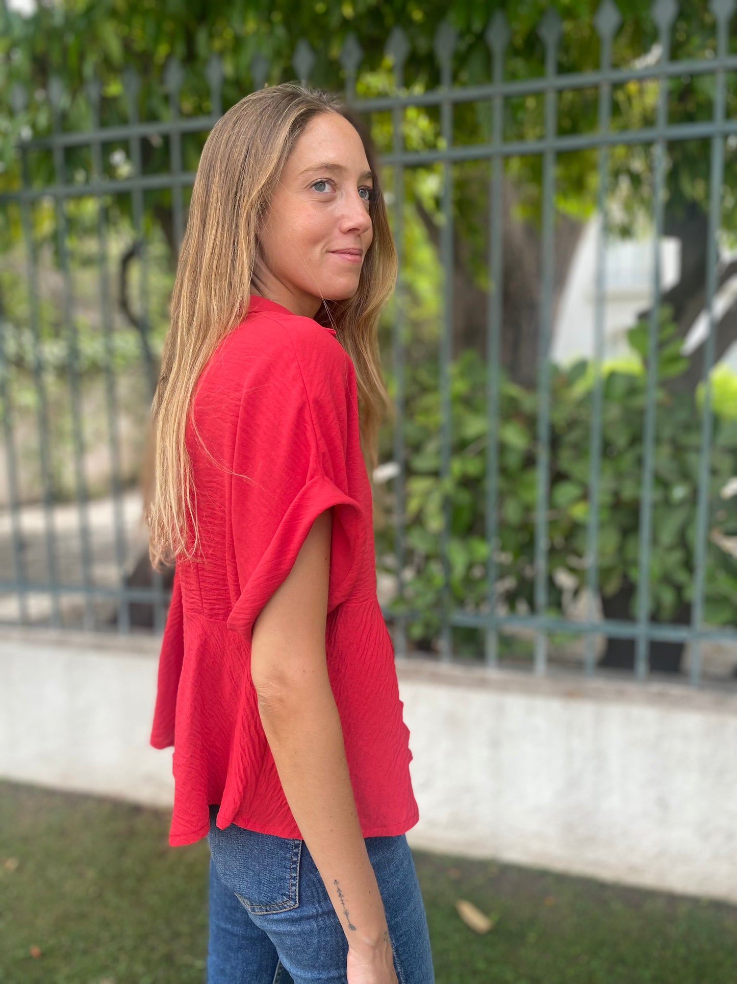 Blusa Florencia Roja
