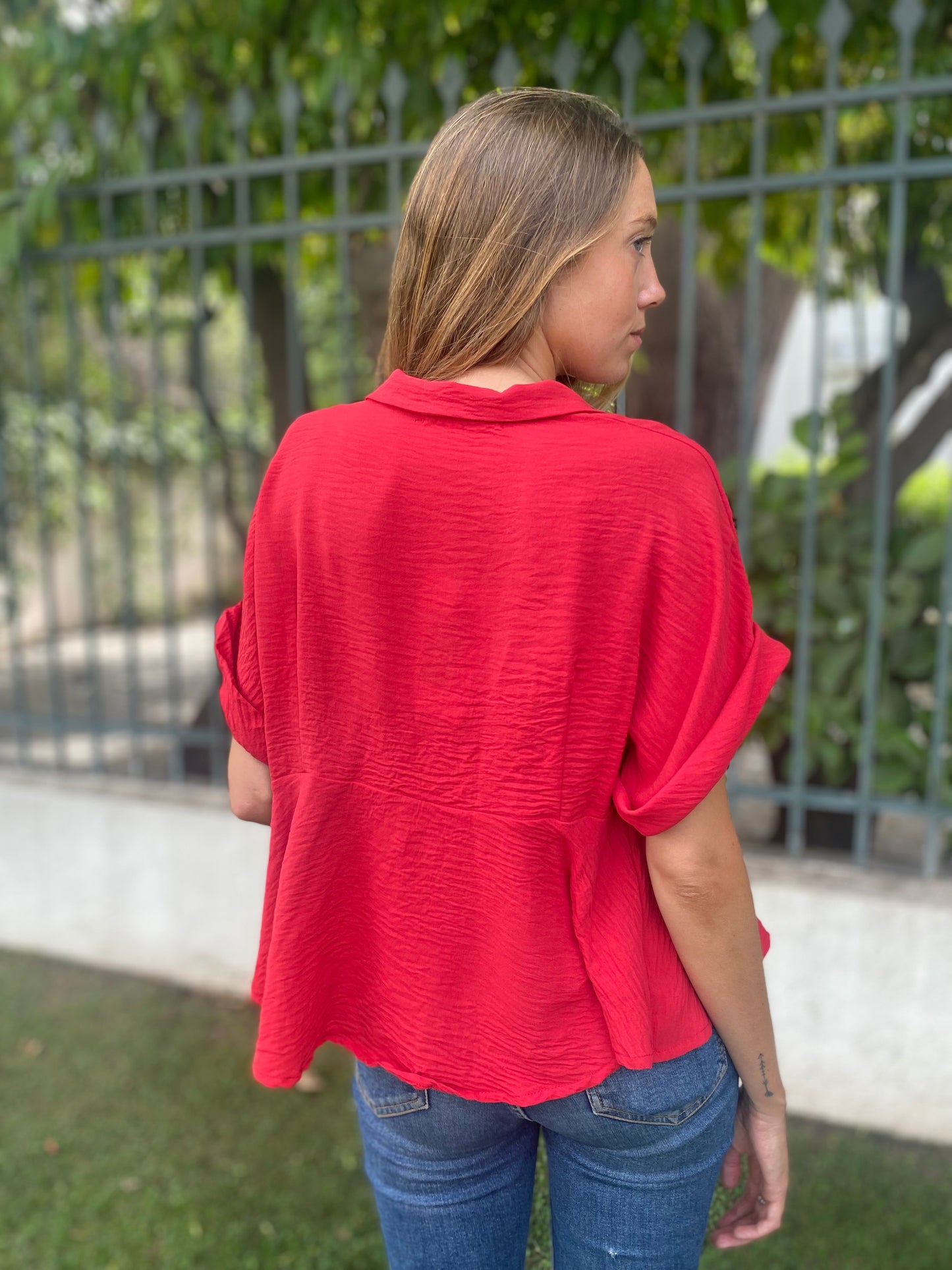 Blusa Florencia Roja