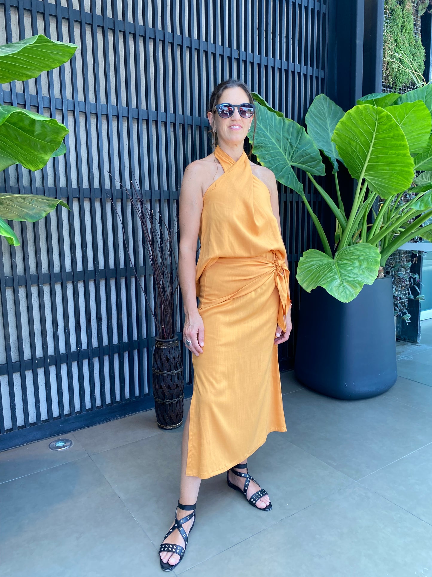 Falda Turín Naranja