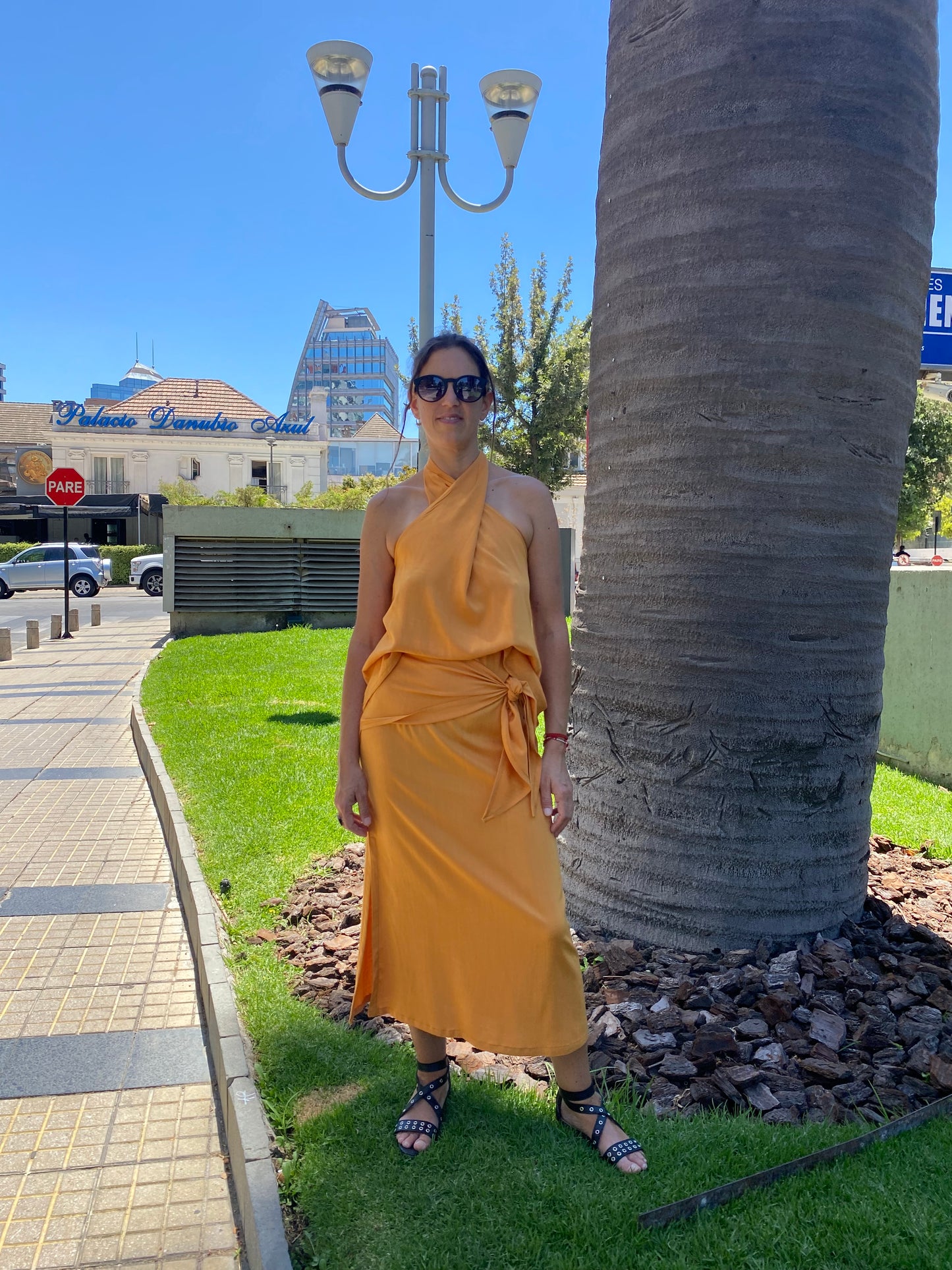 Falda Turín Naranja