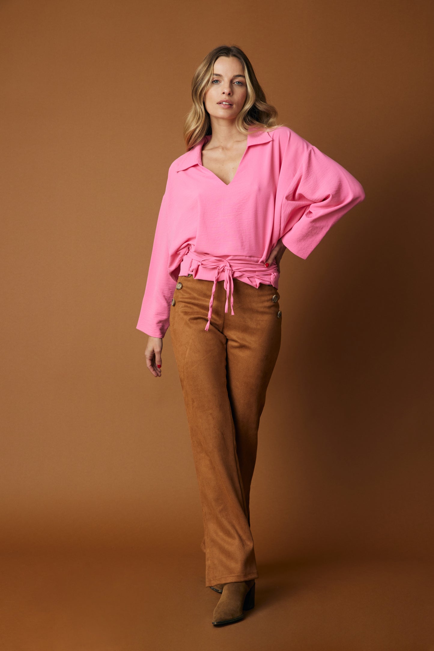 Blusa Mallorca Fucsia