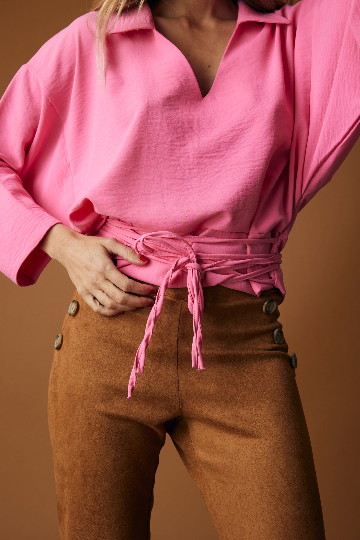 Blusa Mallorca Fucsia