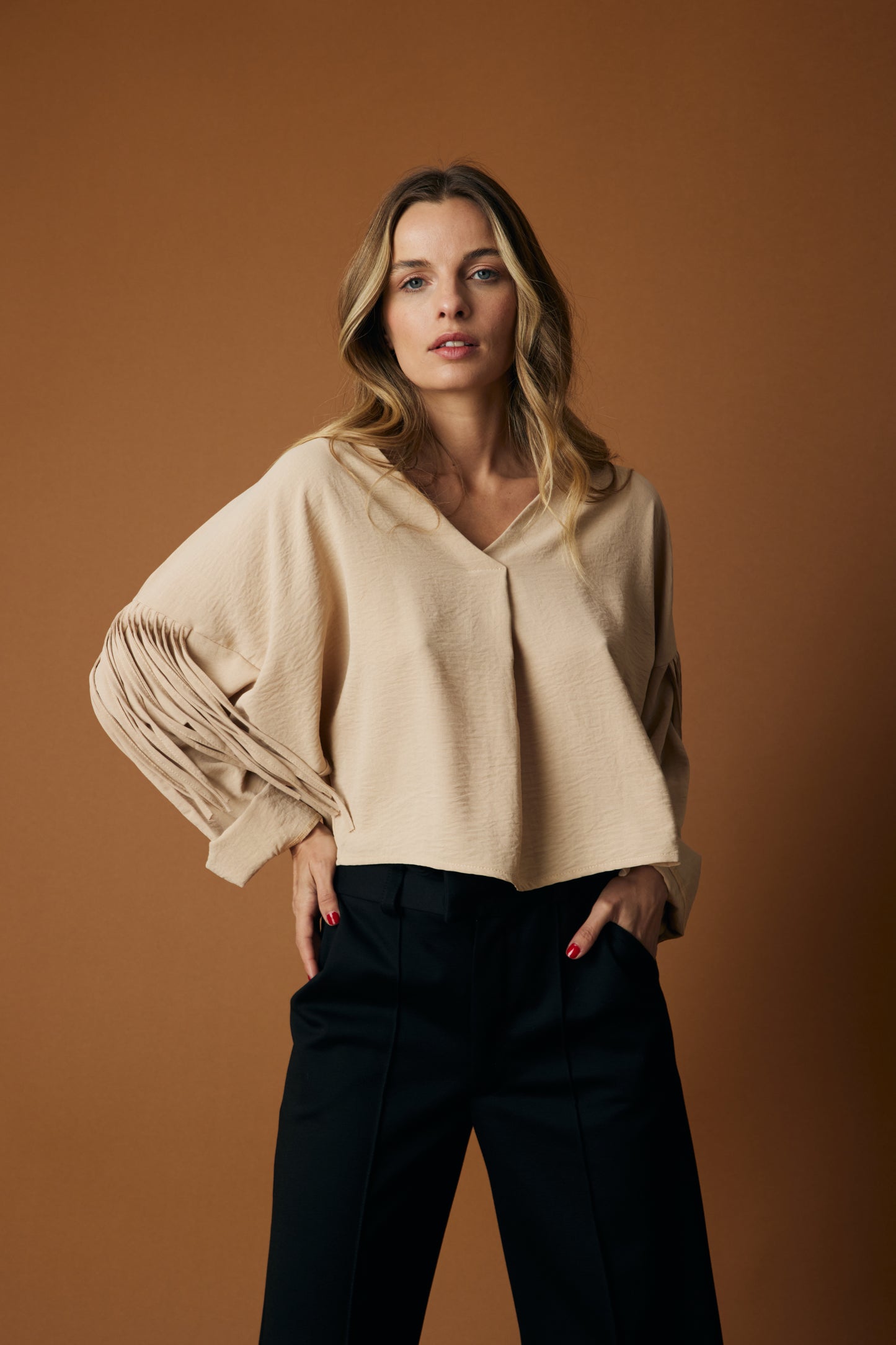 Blusa Texas Beige