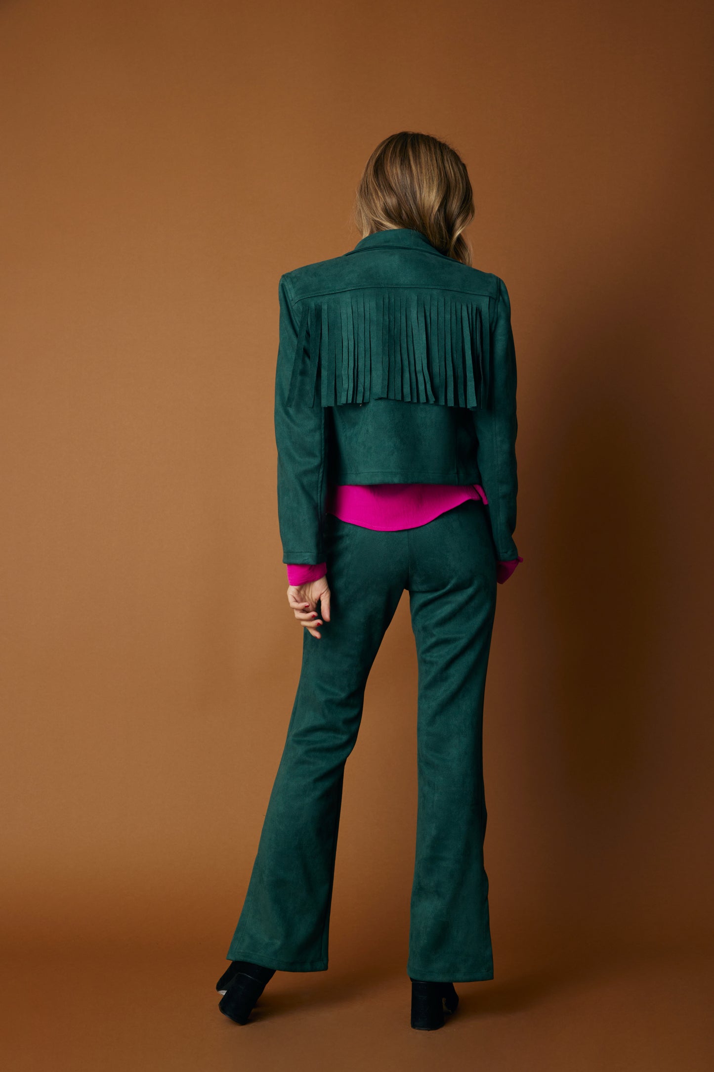 Calza Suede Napoles Verde