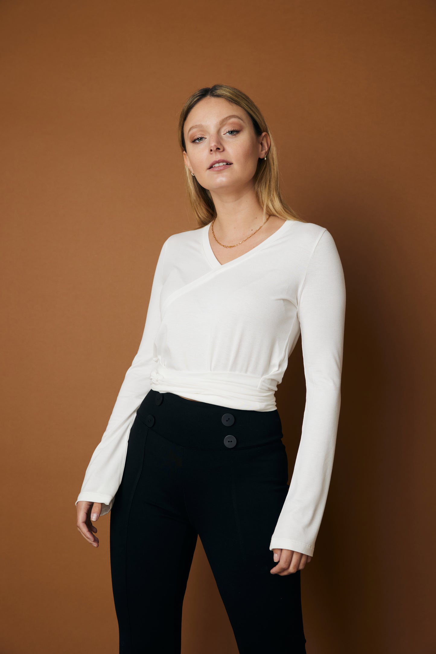 Polera Genova Blanca