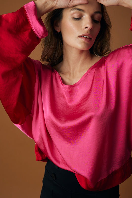 Blusa Malaga Fucsia
