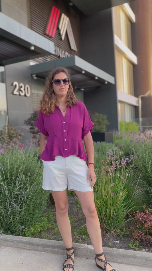 Blusa Florencia Cereza